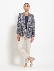 Blazer over doppiopetto stampato | Uncategorized da donna