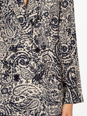 Blazer over doppiopetto stampato | Uncategorized da donna