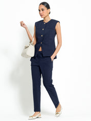 Blazer smanicato in cotone | Uncategorized da donna
