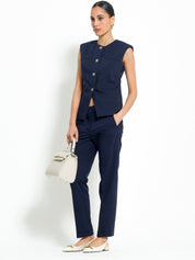 Blazer smanicato in cotone | Uncategorized da donna