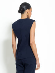 Blazer smanicato in cotone | Uncategorized da donna