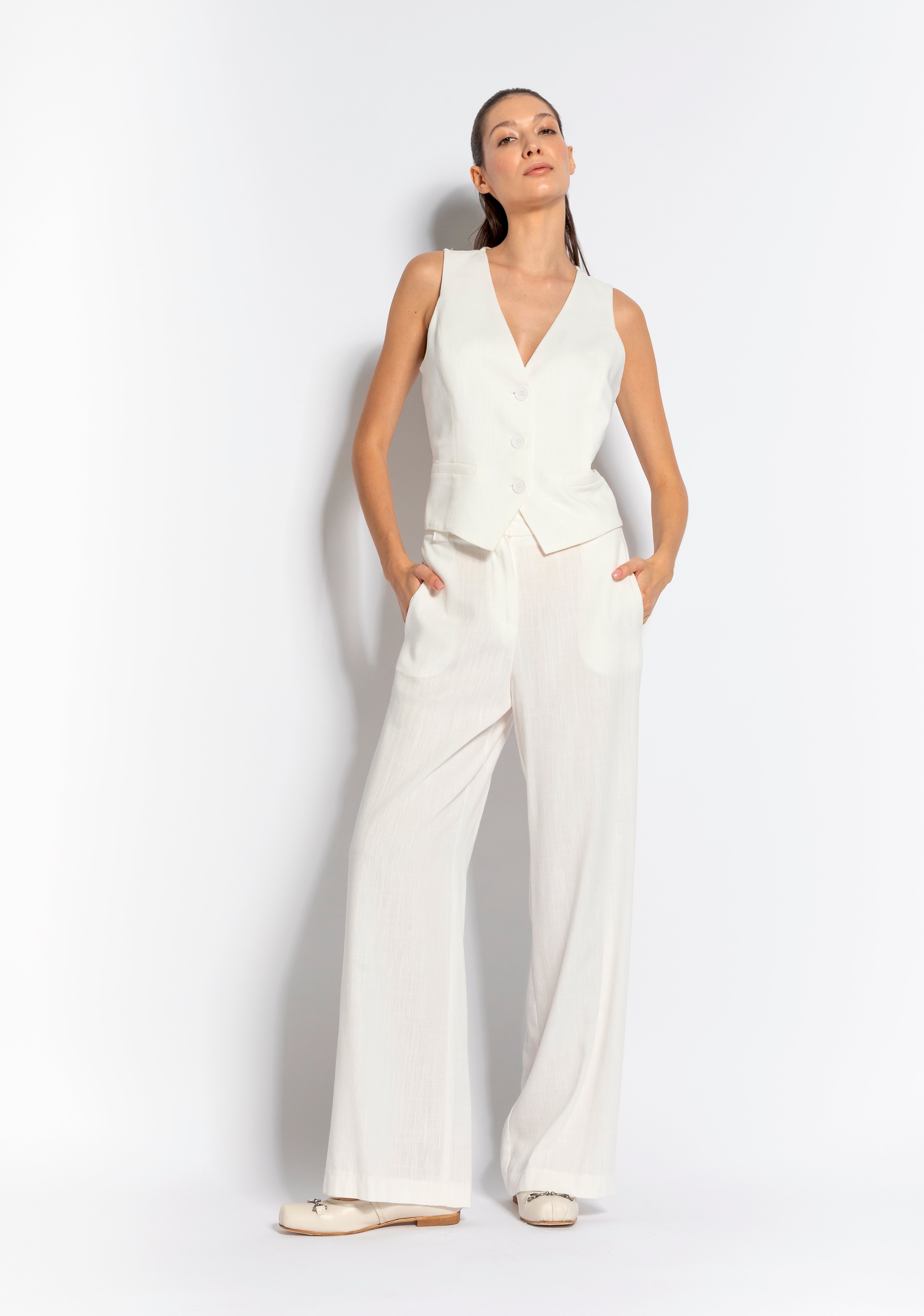 Gilet in misto lino | Uncategorized da donna