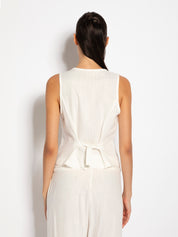 Gilet in misto lino | Uncategorized da donna