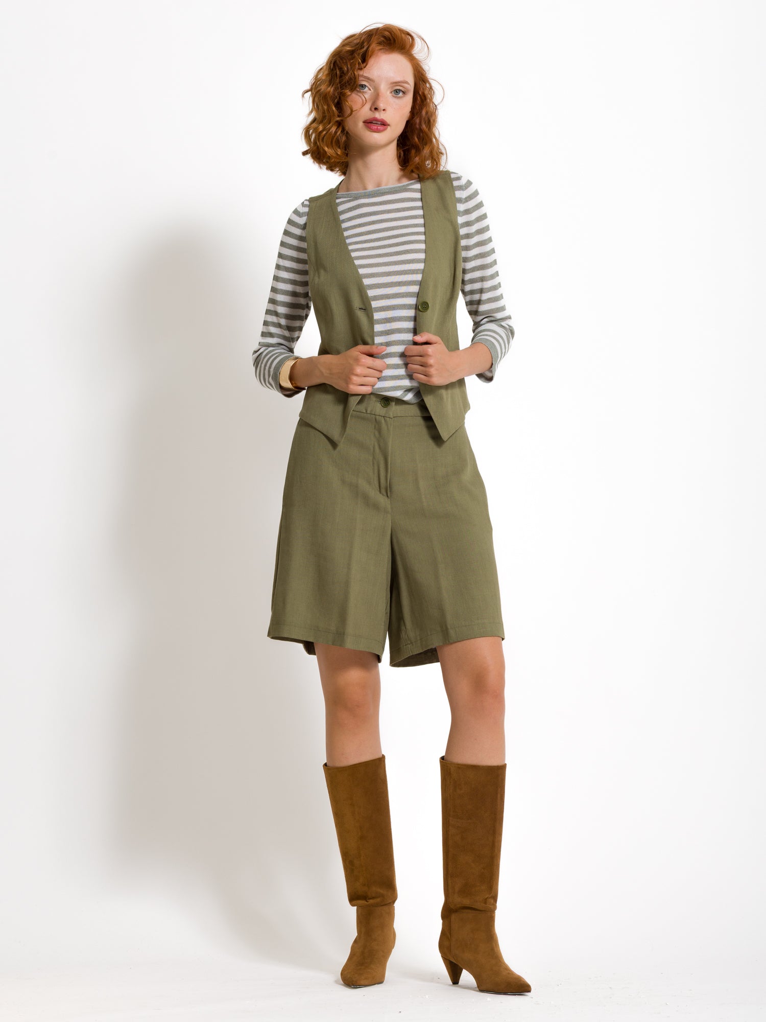 Gilet in misto lino | Uncategorized da donna