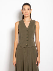 Gilet in tessuto tecnico