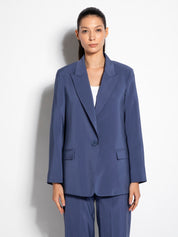 Blazer in tencel monopetto | Uncategorized da donna