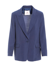 Blazer in tencel monopetto | Uncategorized da donna