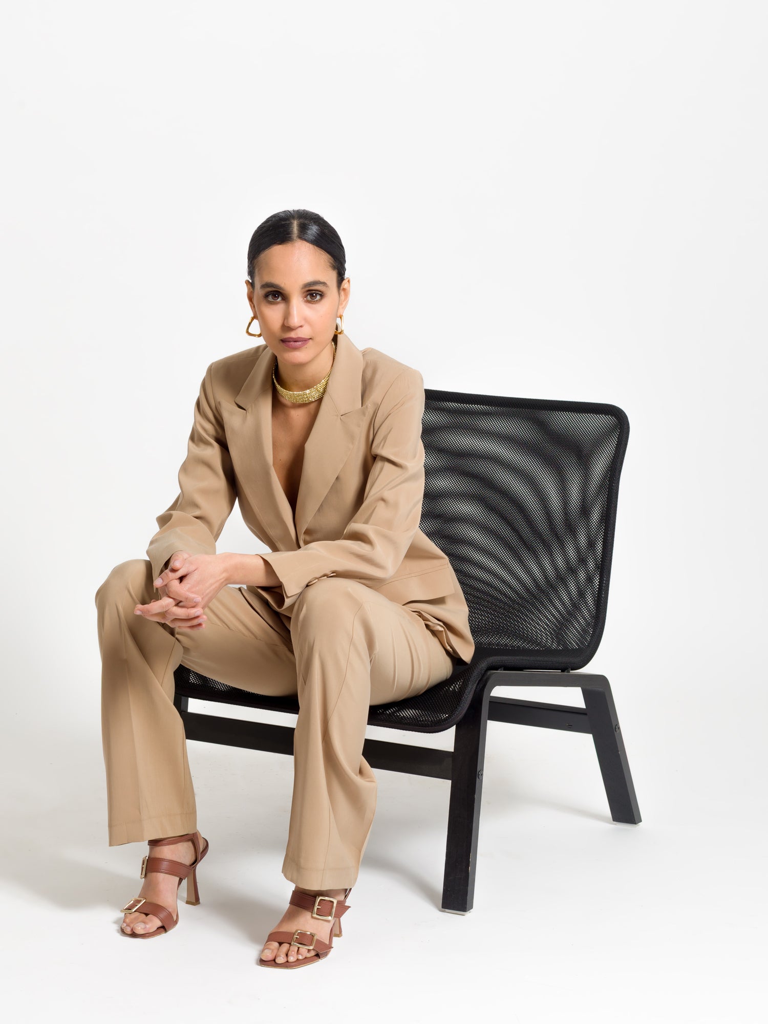 Blazer monopetto in tencel | Uncategorized da donna