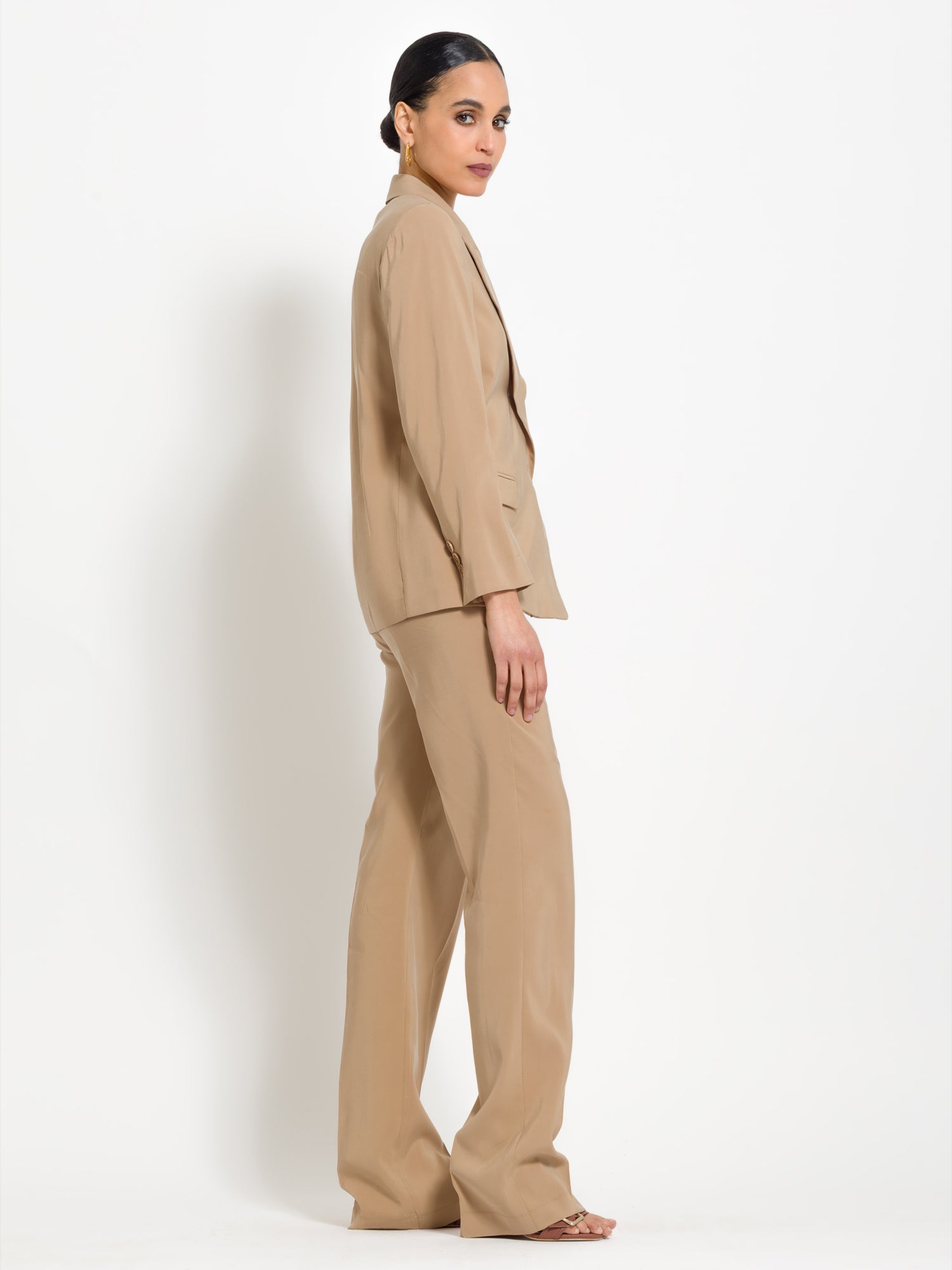 Blazer monopetto in tencel | Uncategorized da donna