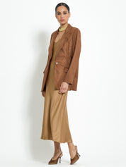 Blazer monopetto in eco-dainetto | Uncategorized da donna