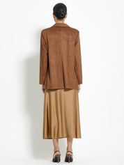 Blazer monopetto in eco-dainetto | Uncategorized da donna