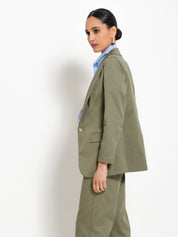 Blazer monopetto in cotone | Uncategorized da donna