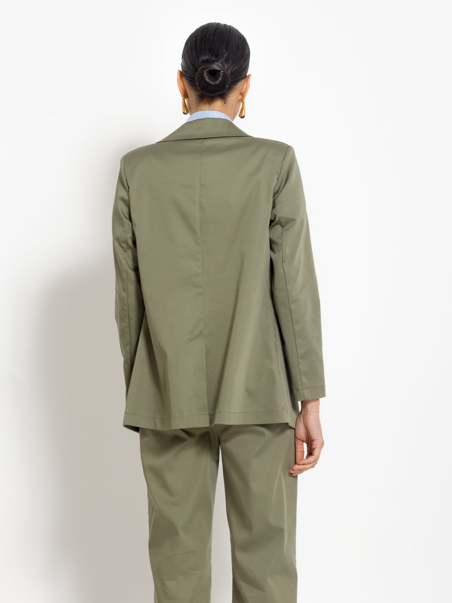 Blazer monopetto in cotone | Uncategorized da donna