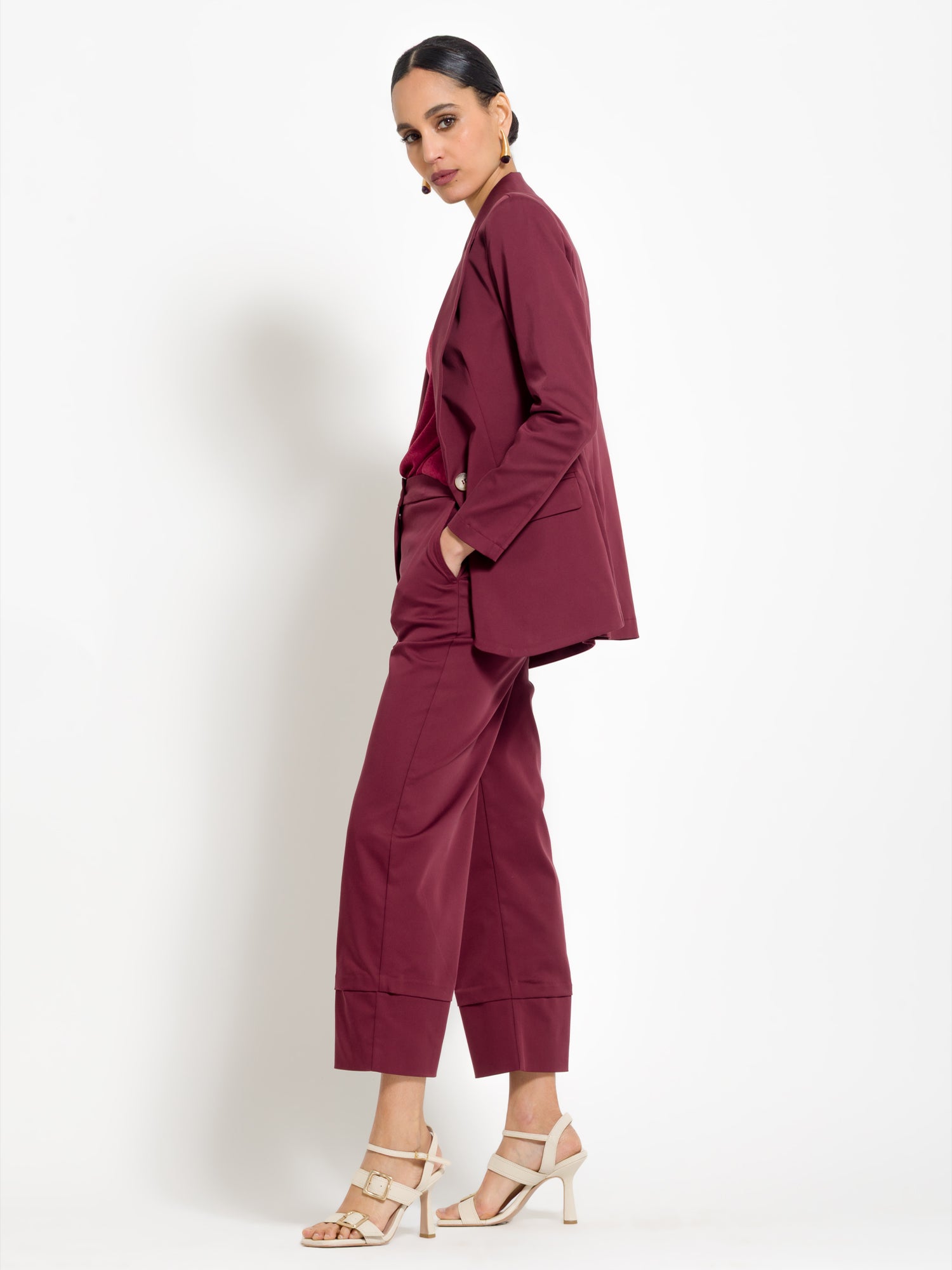 Blazer monopetto in cotone | Uncategorized da donna