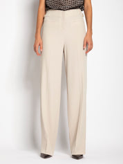 Pantalone in diagonale fluido a gamba larga | Uncategorized da donna