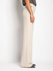 Pantalone in diagonale fluido a gamba larga | Uncategorized da donna