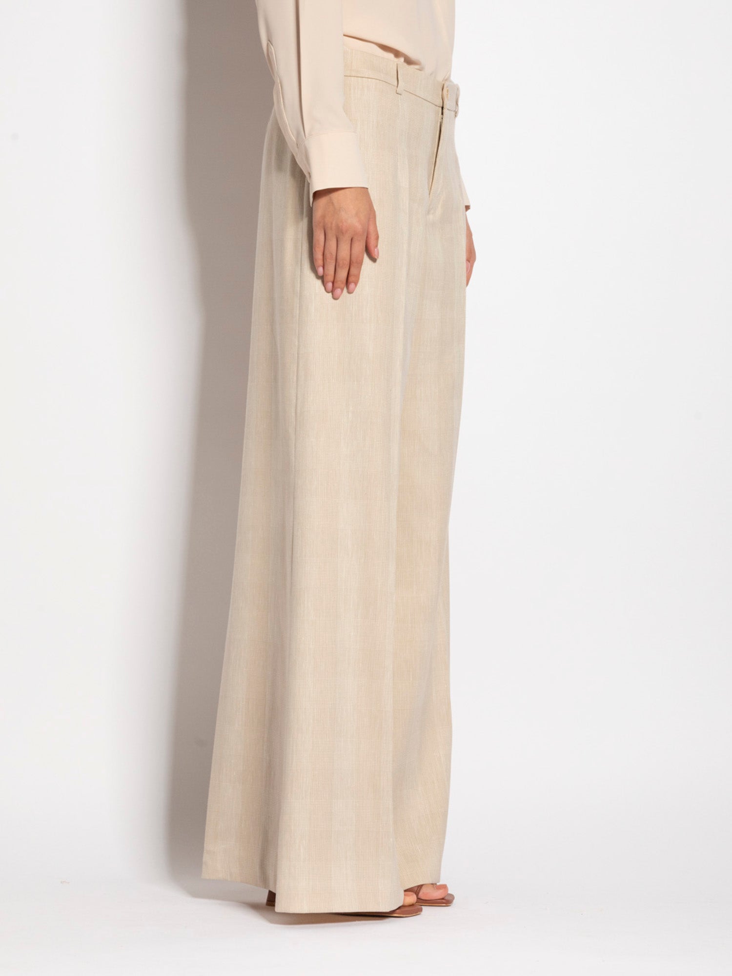 Pantalone flare in galles fiammato | Uncategorized da donna