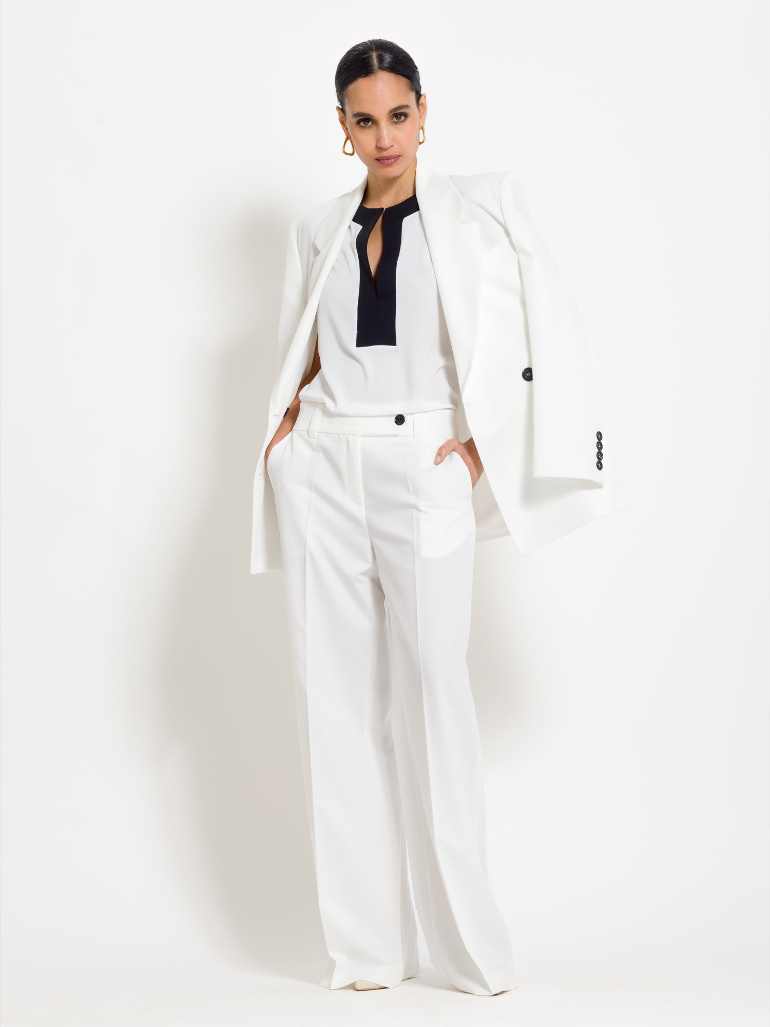 Pantalone palazzo con pinces | Uncategorized da donna