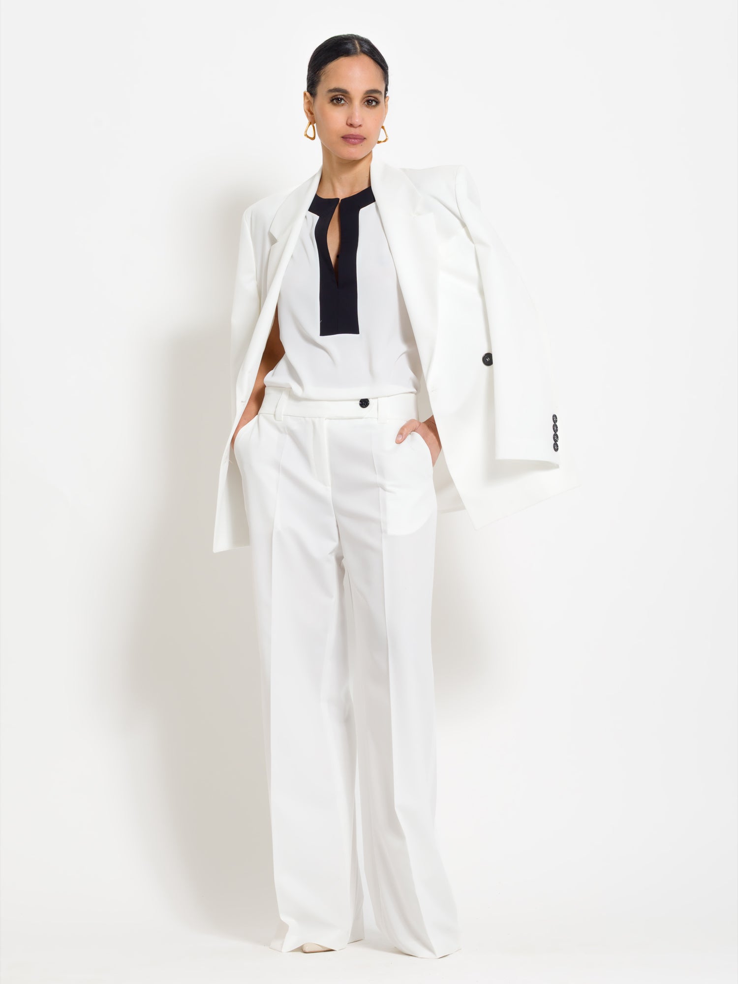 Pantalone palazzo con pinces | Uncategorized da donna