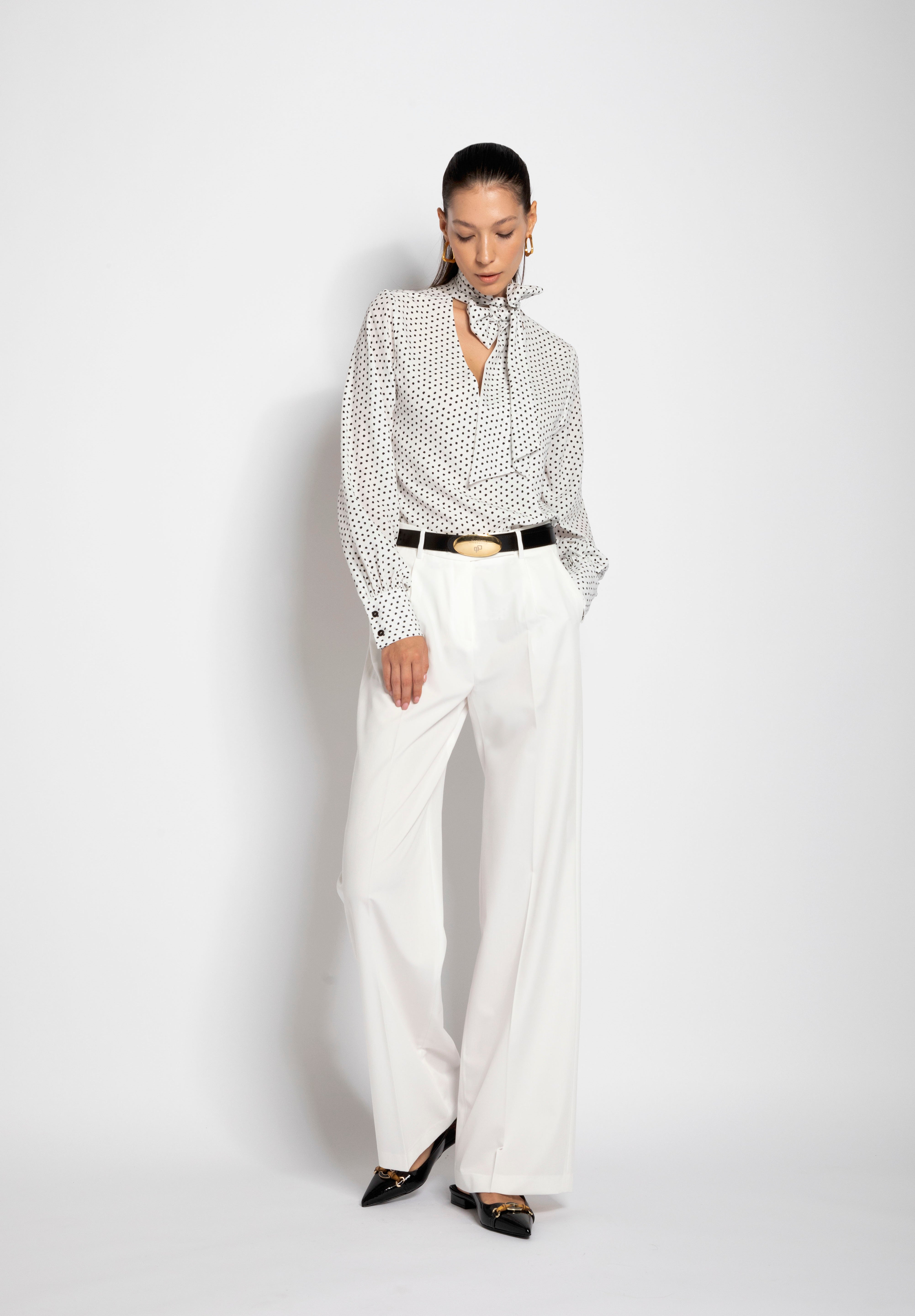 Pantalone palazzo con pinces | Uncategorized da donna