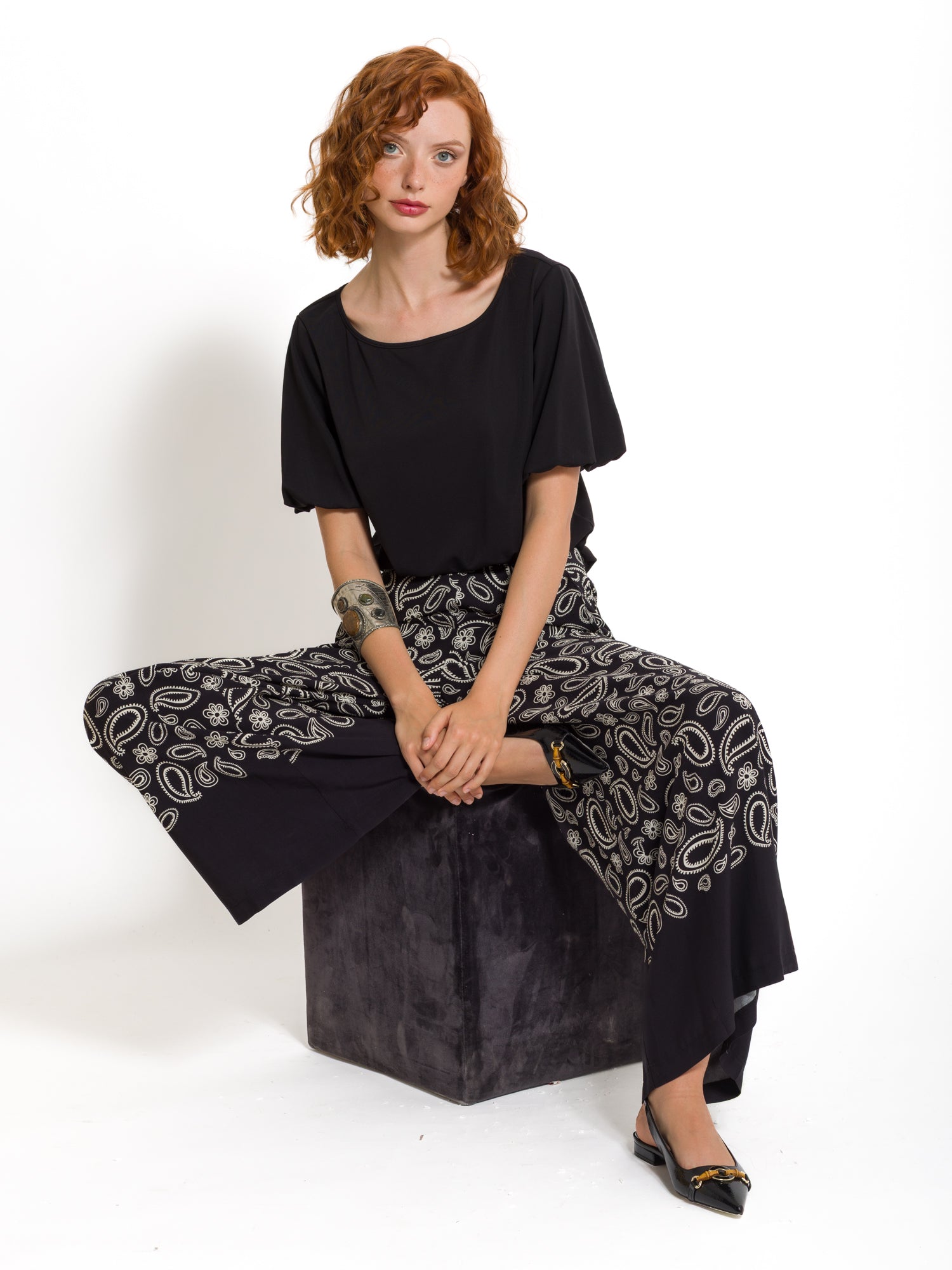 Pantalone ampio stampa bandana | Uncategorized da donna
