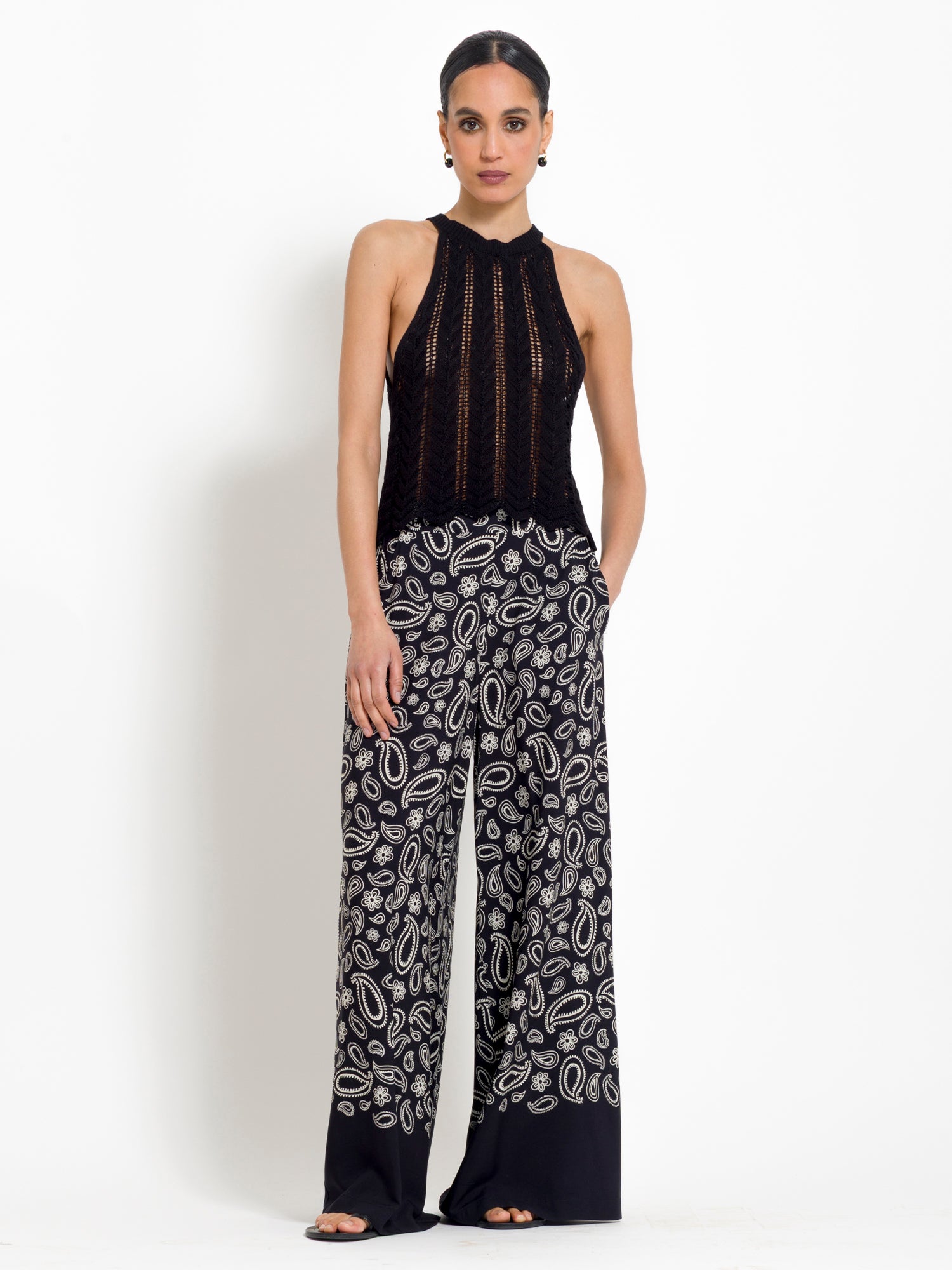 Pantalone ampio stampa bandana | Uncategorized da donna