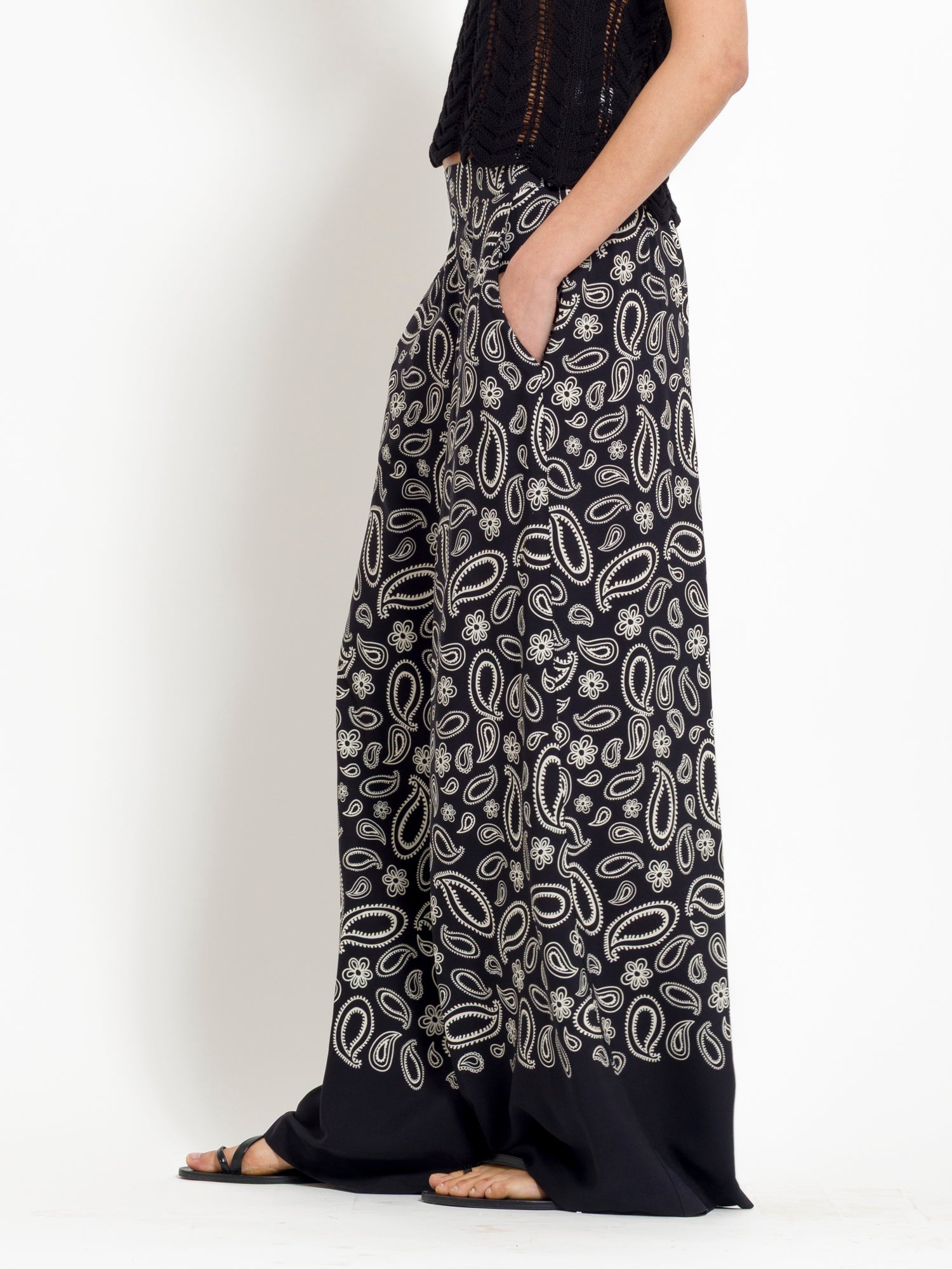 Pantalone ampio stampa bandana | Uncategorized da donna
