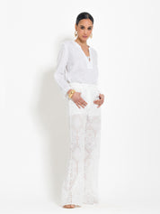Pantalone gamba dritta a vita alta | Uncategorized da donna