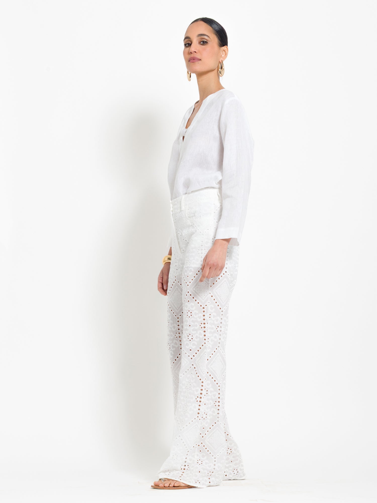 Pantalone gamba dritta a vita alta | Uncategorized da donna