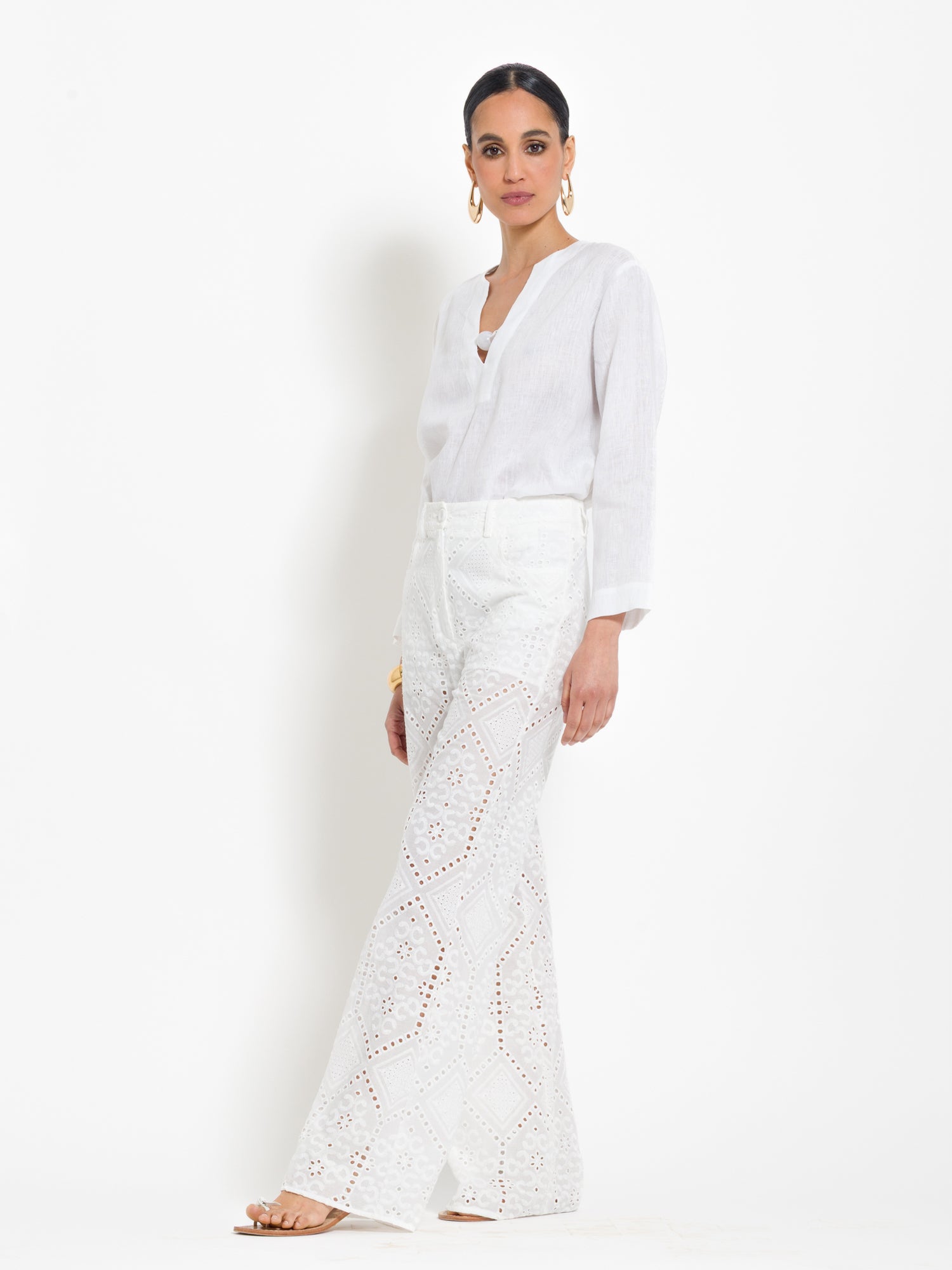 Pantalone gamba dritta a vita alta | Uncategorized da donna