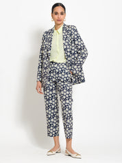 Pantalone a sigaretta stampa margherite | Uncategorized da donna