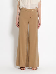 Pantalone con cintura catena in tencel | Uncategorized da donna
