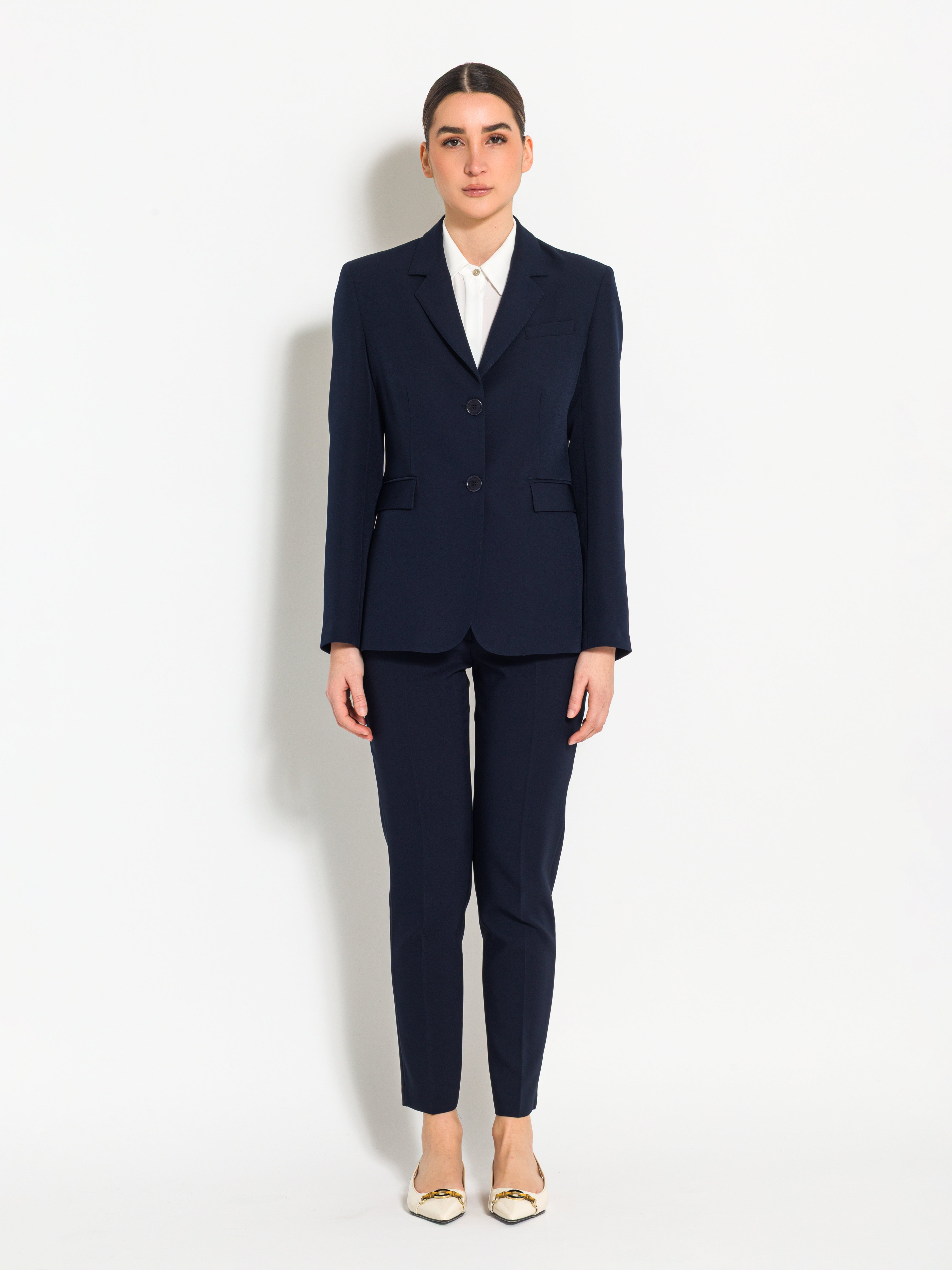 Pantalone in tessuto tecnico diagonale | Uncategorized da donna