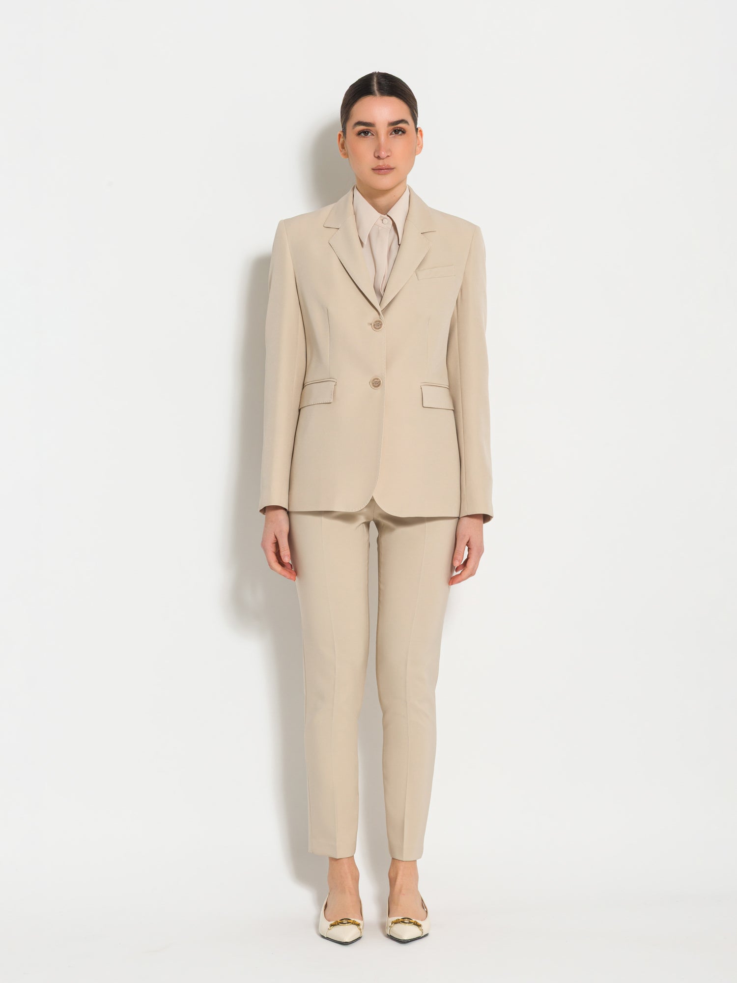 Pantalone in tessuto tecnico diagonale | Uncategorized da donna