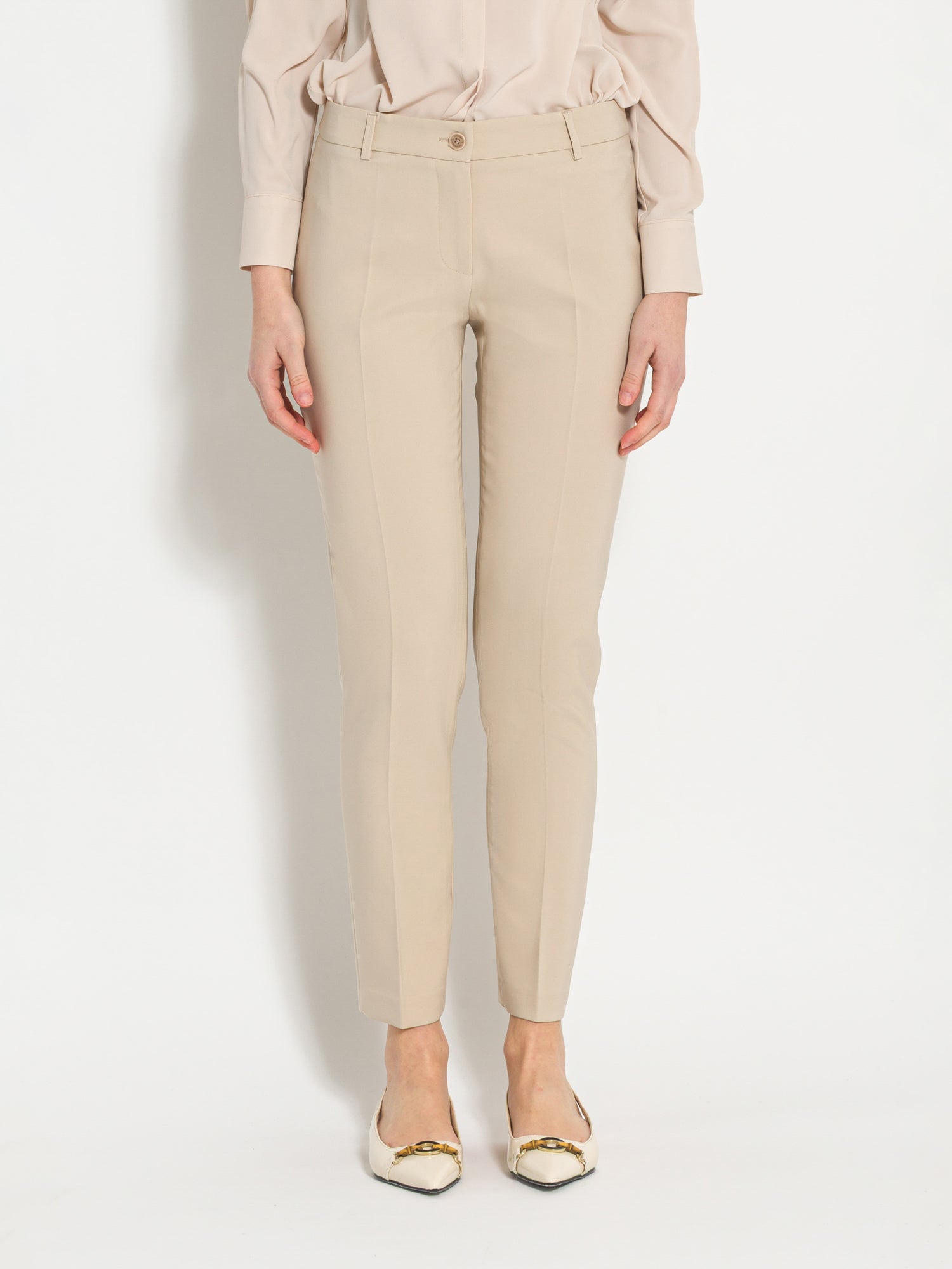 Pantalone in tessuto tecnico diagonale | Uncategorized da donna