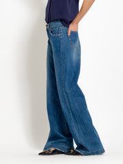Jeans a palazzo in denim wash | Uncategorized da donna