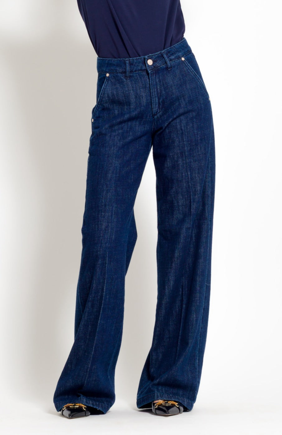 Jeans largo in denim | Uncategorized da donna