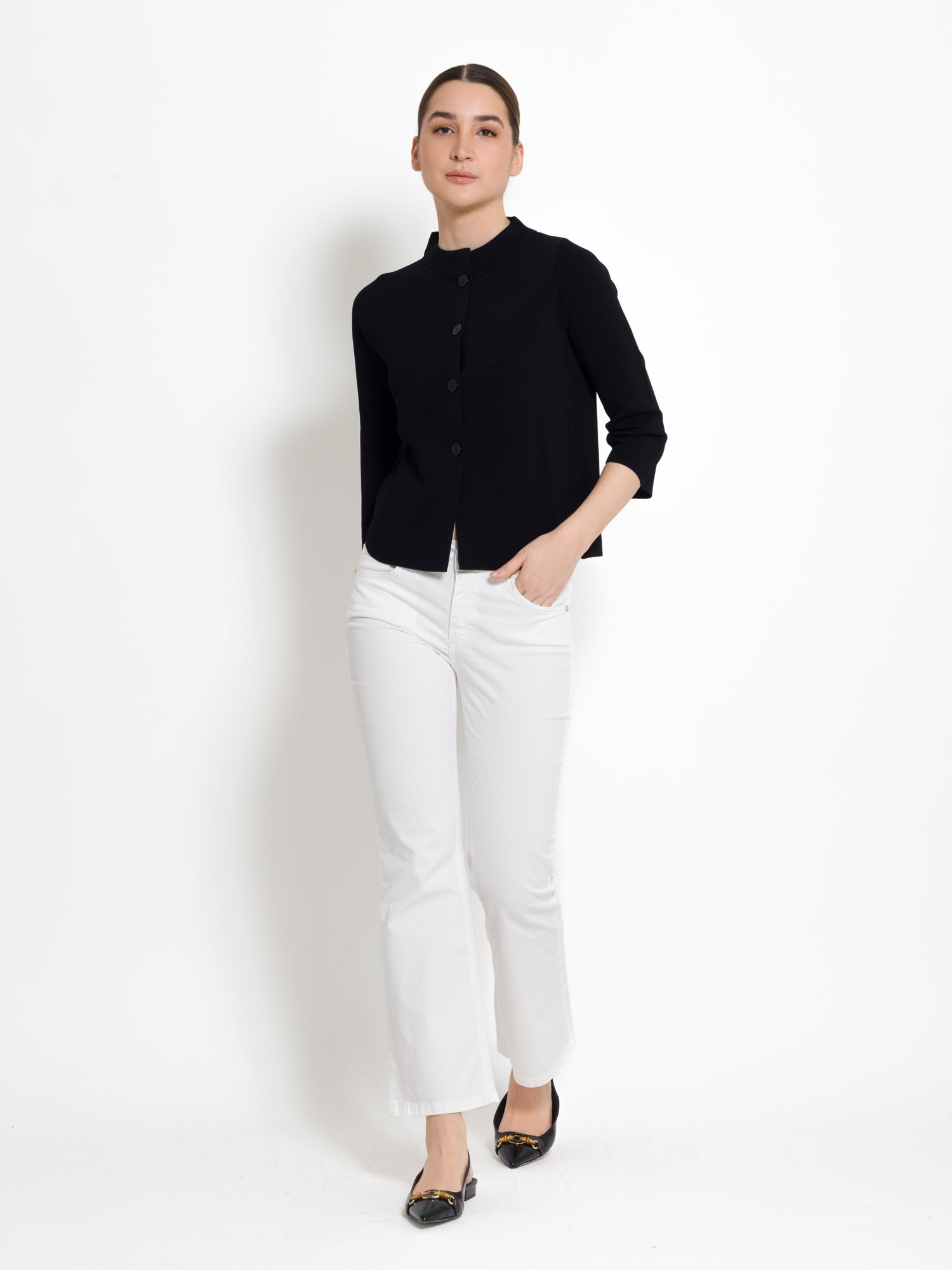 Pantalone in cotone a trombetta | Uncategorized da donna