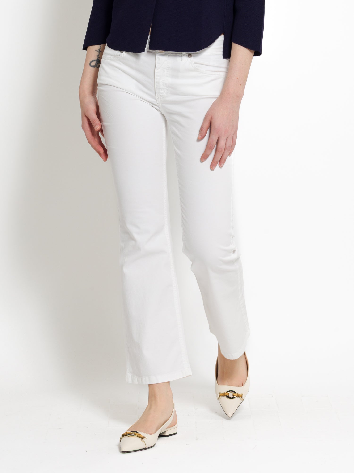 Pantalone in cotone a trombetta | Uncategorized da donna