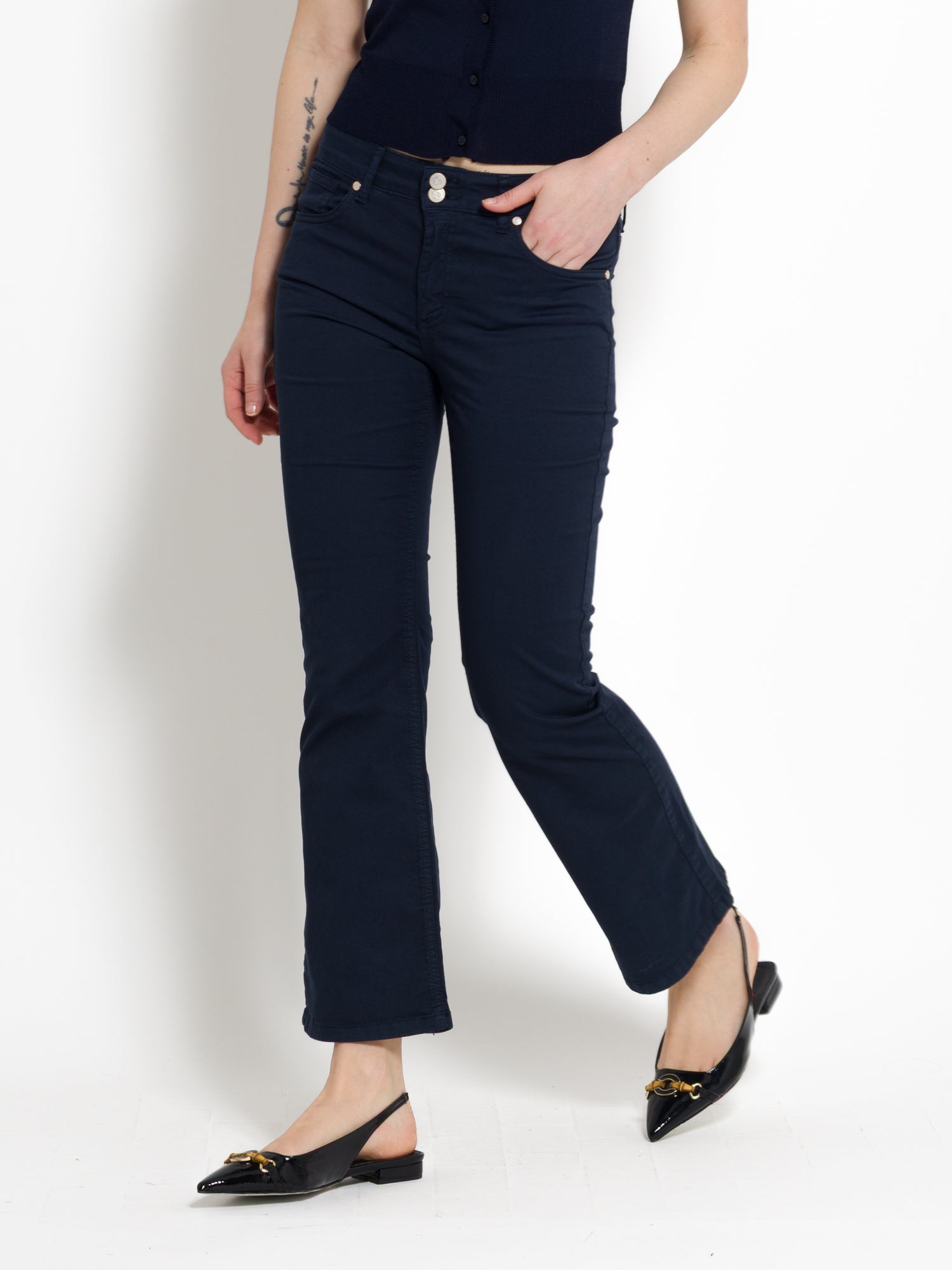 Pantalone in cotone a trombetta | Uncategorized da donna