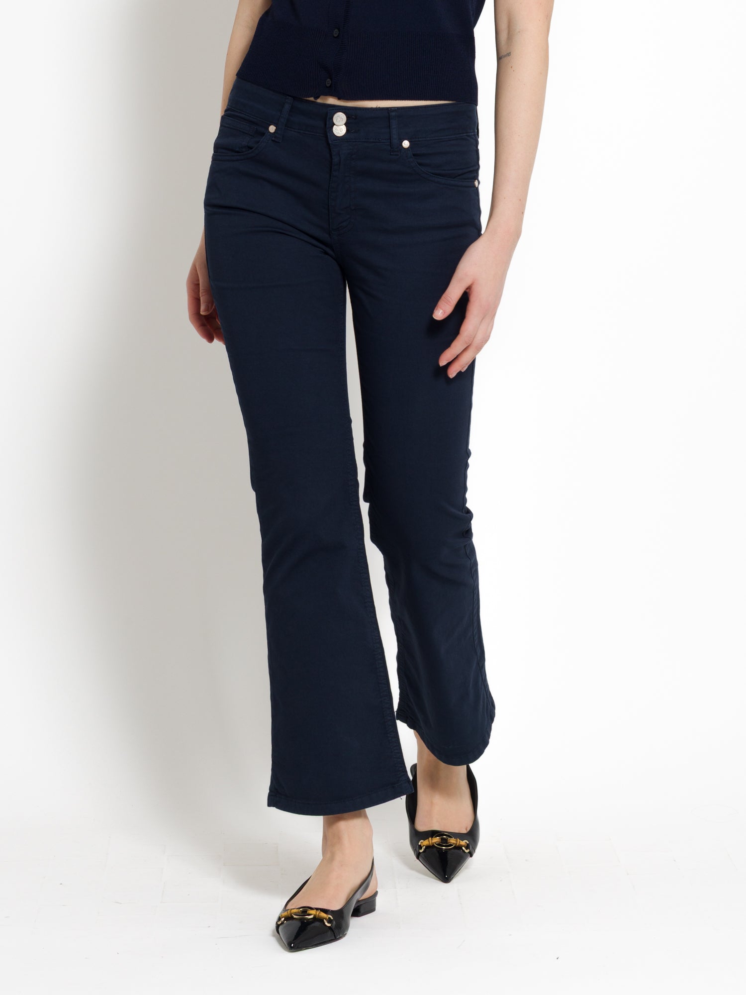 Pantalone in cotone a trombetta | Uncategorized da donna