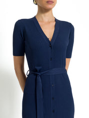 Abito midi in maglia con cintura | Uncategorized da donna