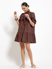Abito corto con fiocco | Uncategorized da donna