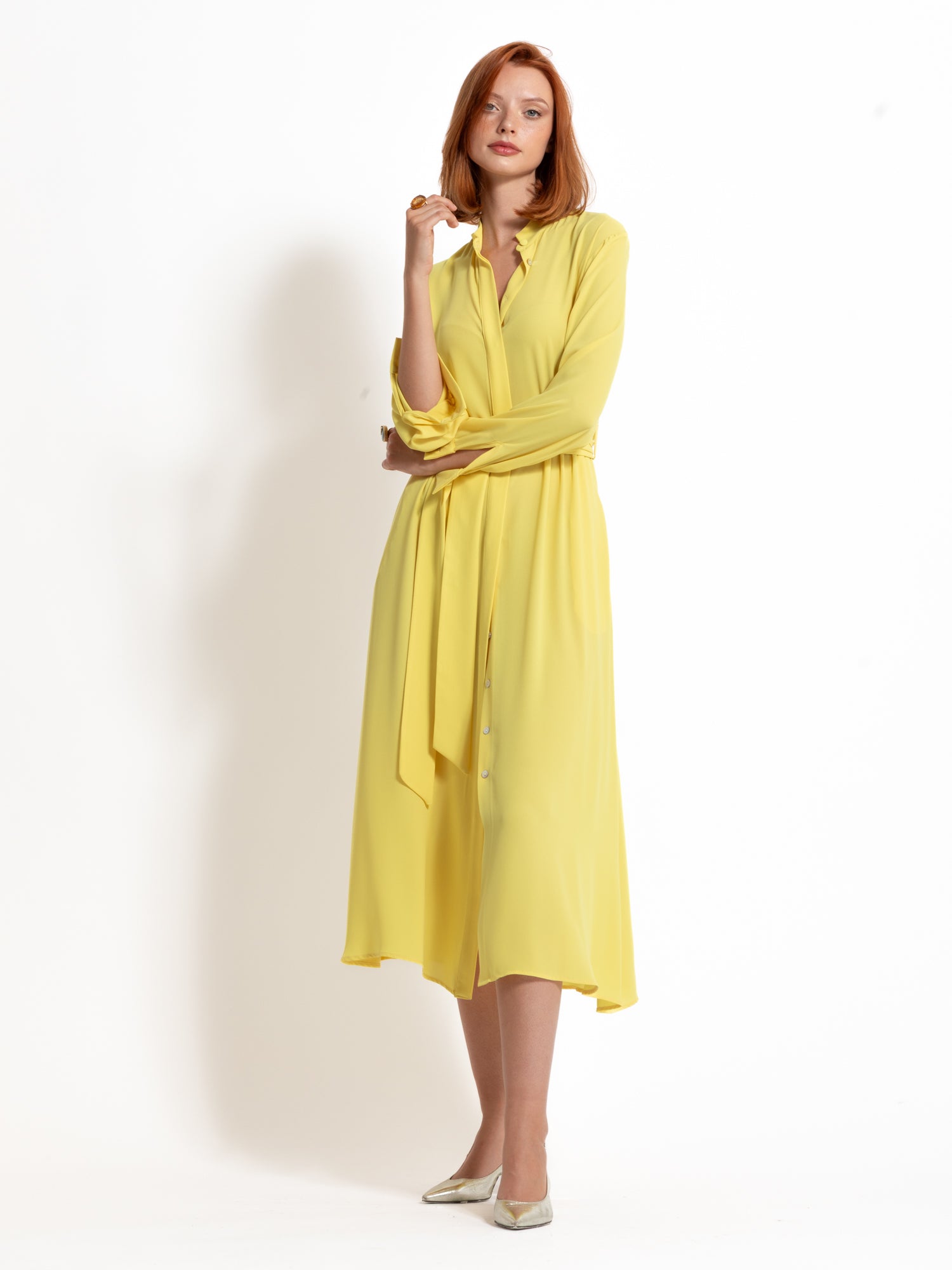 Abito midi con cintura | Uncategorized da donna