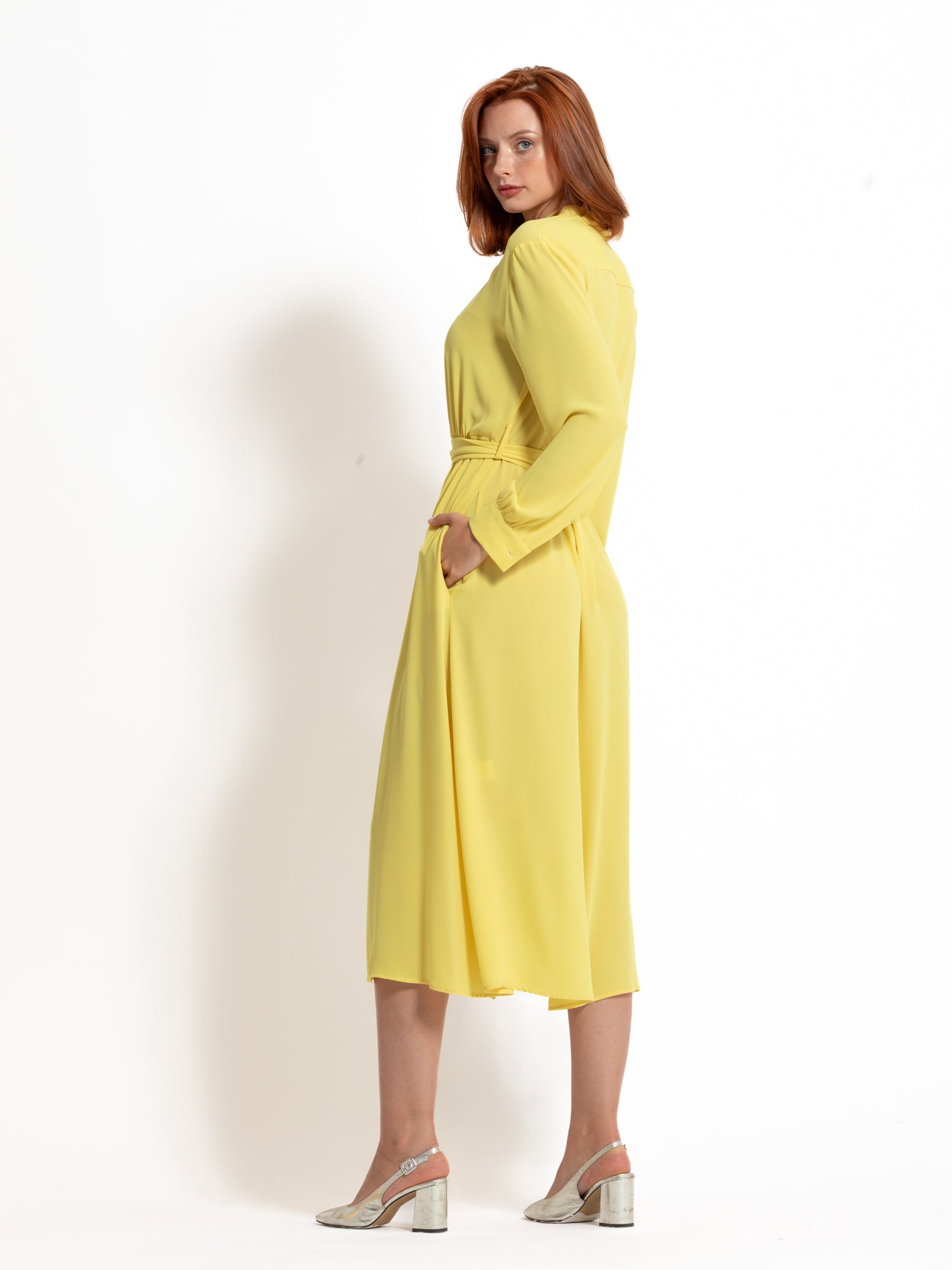 Abito midi con cintura | Uncategorized da donna
