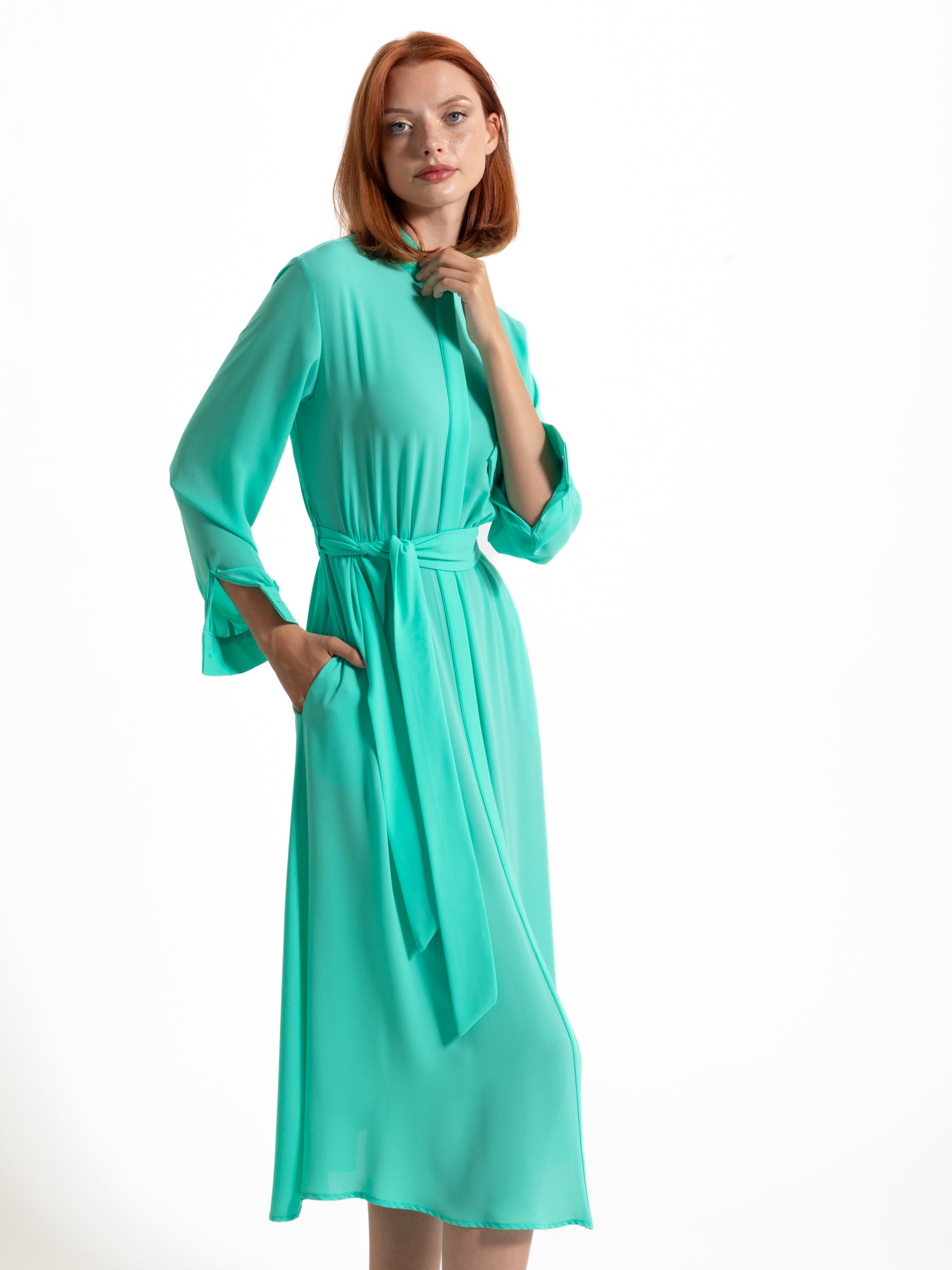 Abito midi con cintura | Uncategorized da donna
