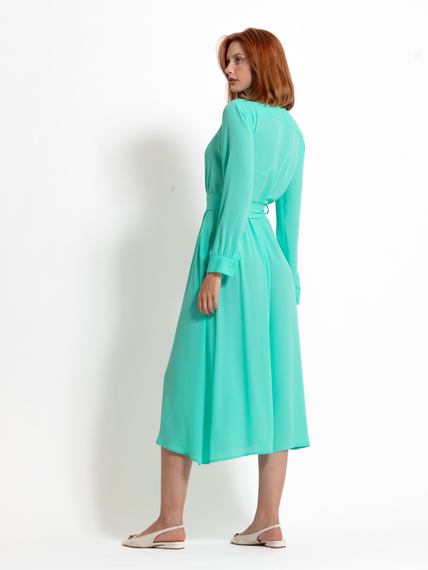 Abito midi con cintura | Uncategorized da donna