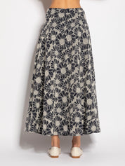 Gonna lunga in cotone ricamato | Uncategorized da donna