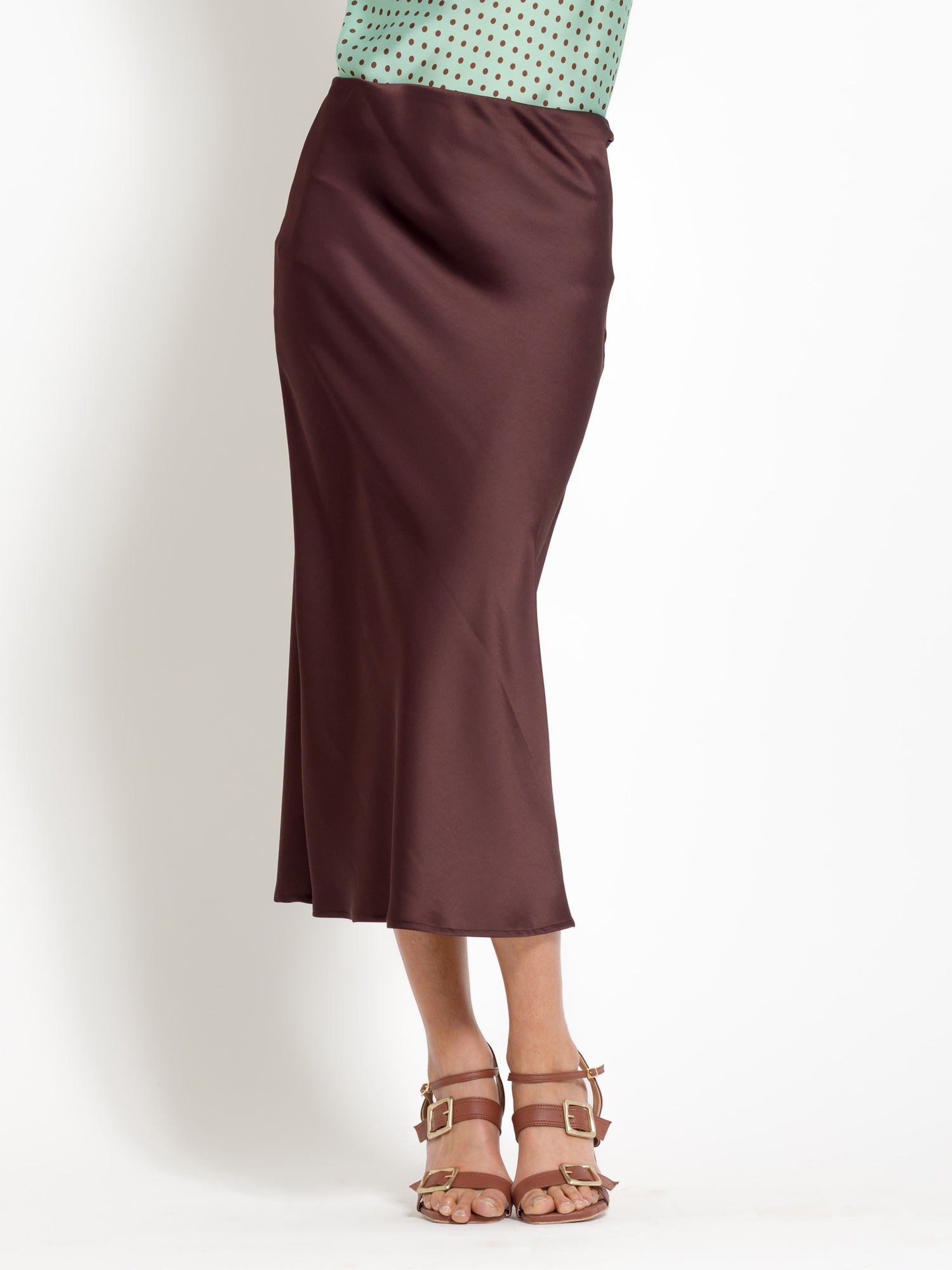 Gonna fluida in envers satin | Uncategorized da donna
