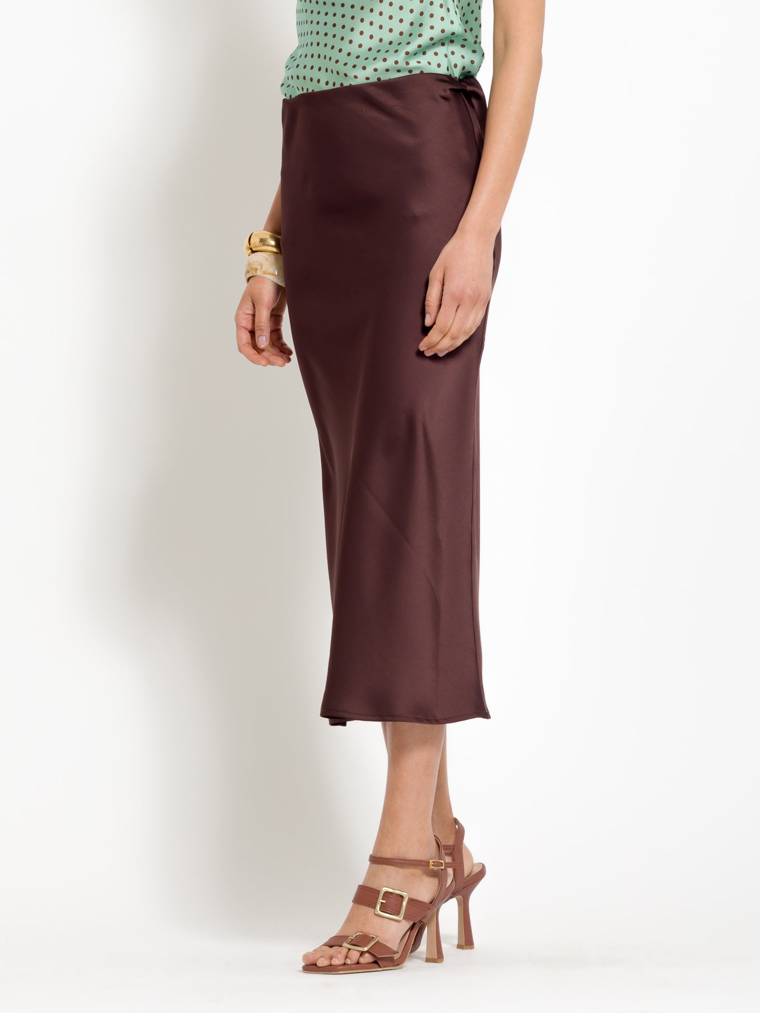 Gonna fluida in envers satin | Uncategorized da donna